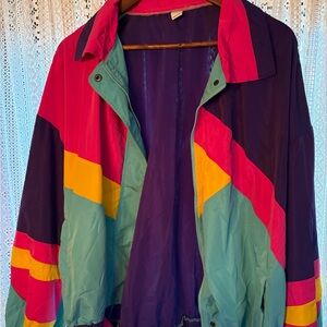 Colorful 80’s Women's Jacket